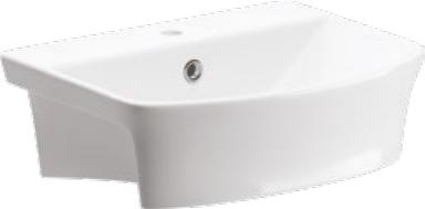 Bloom Semi Recessed Basin 500 x 400mm