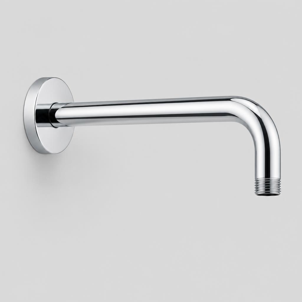 Round 320mm Shower Arm Brushed Brass