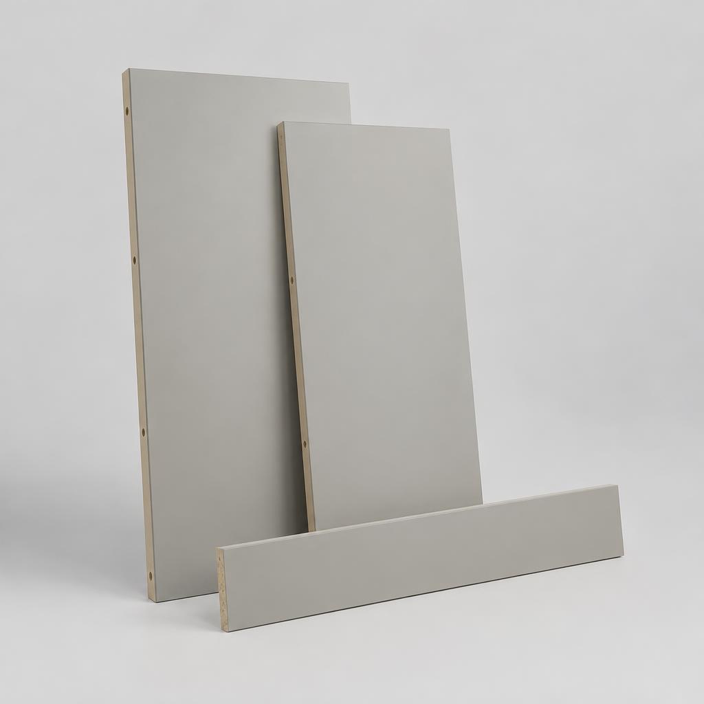 Adeline Slim Depth End Panel Matt Dove Grey W230 x H820 x D18mm