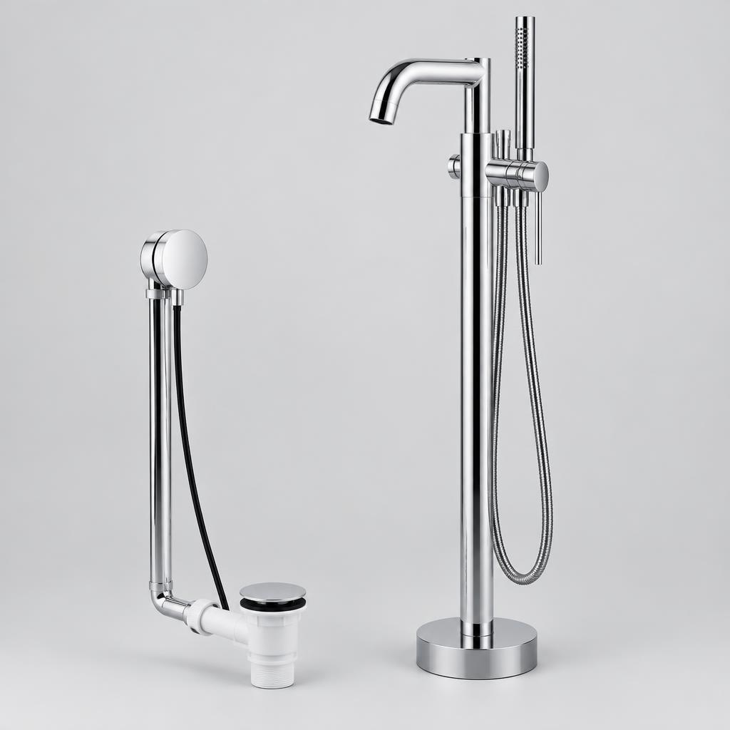 Classic Chrome Bath Overflow Filler Chrome