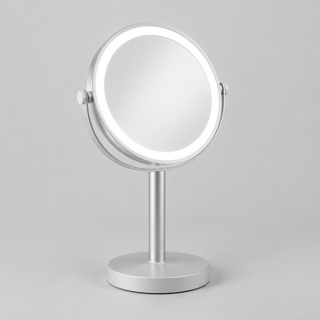 Plain Kestra Round Led Cosmetic Mirror W234 x H320 x D45mm
