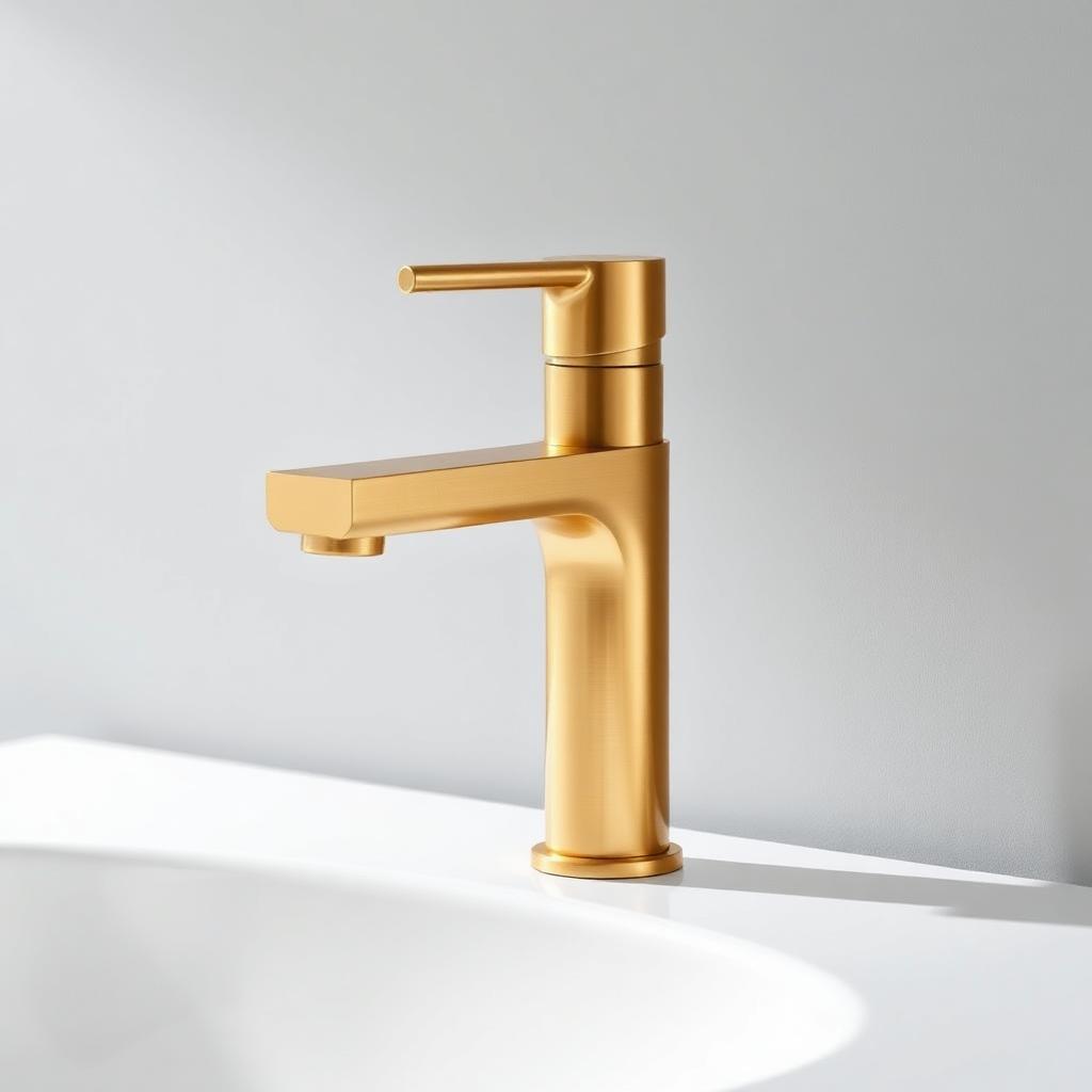 Classic Bath Taps Satin Brass