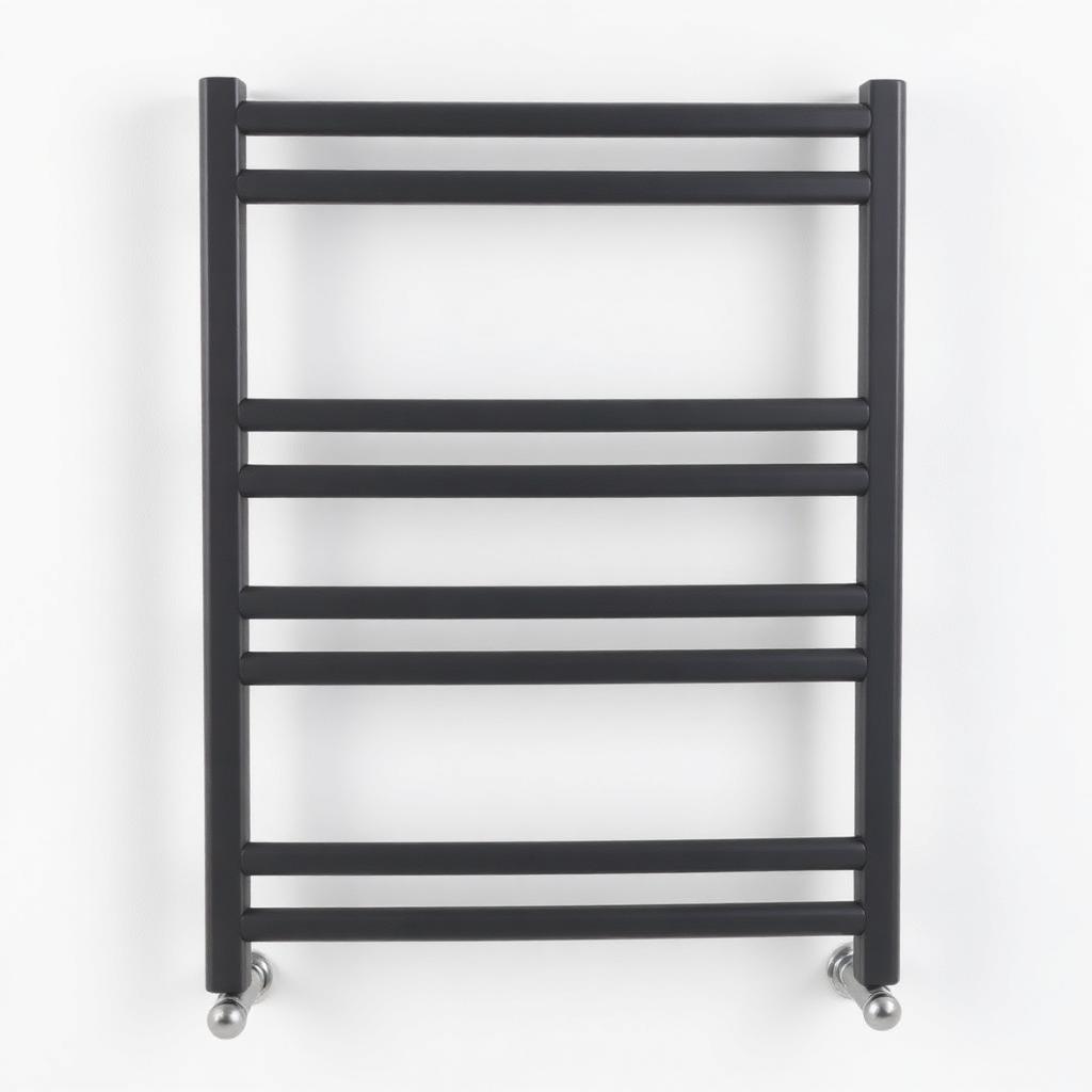 Electric Ophelin Electric Straight Ladder Matt Black 2559 W500 x H1600 x D50mm