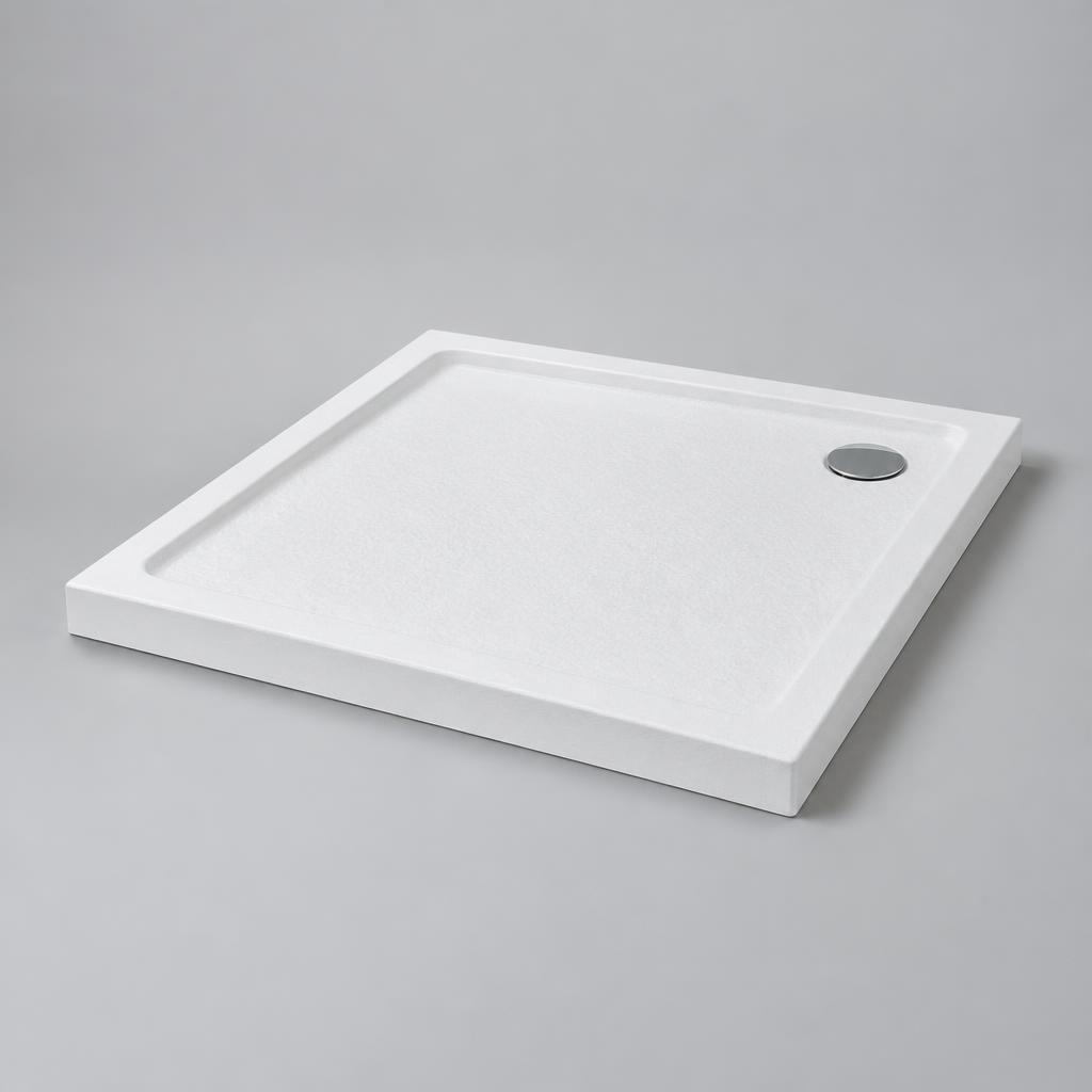Shower Anti-slip Ultraslim Trays Kit A 760 - 900mm square H25mm