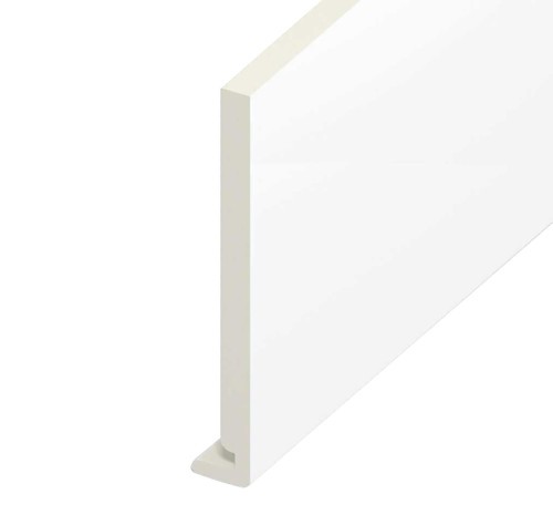 16mm Plain White Fascia Board 150mm x 5m