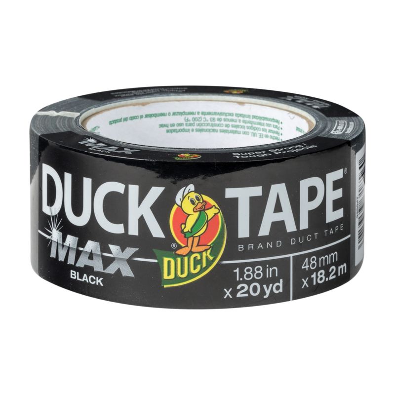 Duck Max Strength Heavy Duty Duct Tape Black 48mm x 18.2m