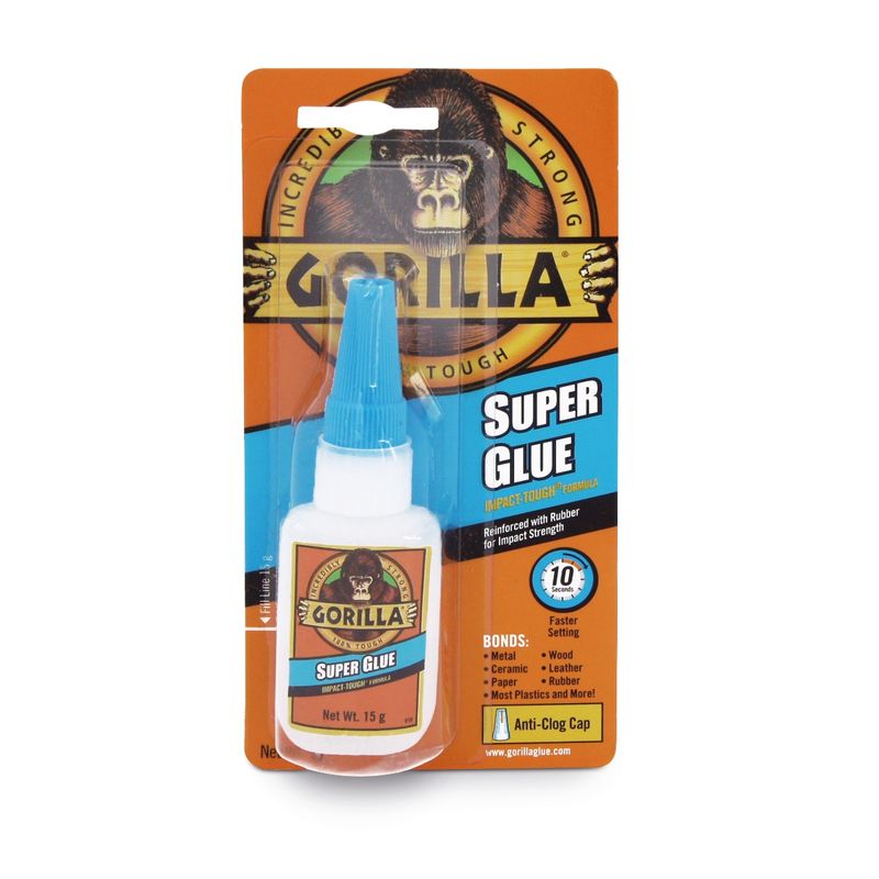 Gorilla Super Glue 15g Clear