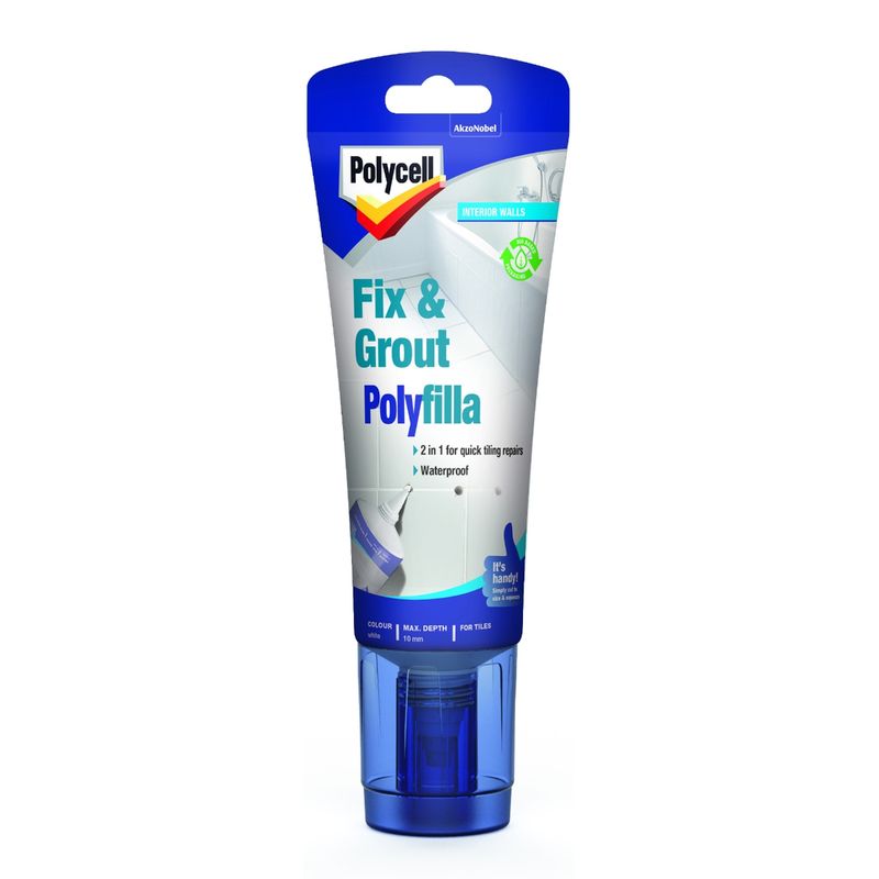 Polycell Tiling Fix & Grout White 230ml