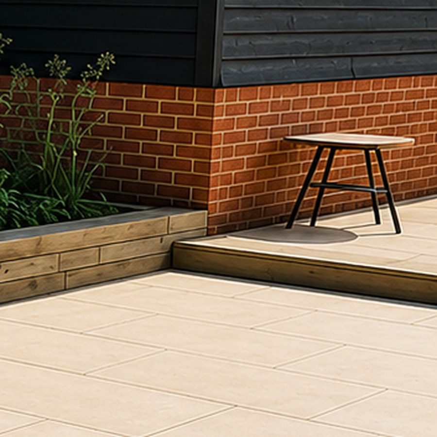 Tandur Amber 20mm Outdoor Porcelain Paving TIle | 900 x 600mm