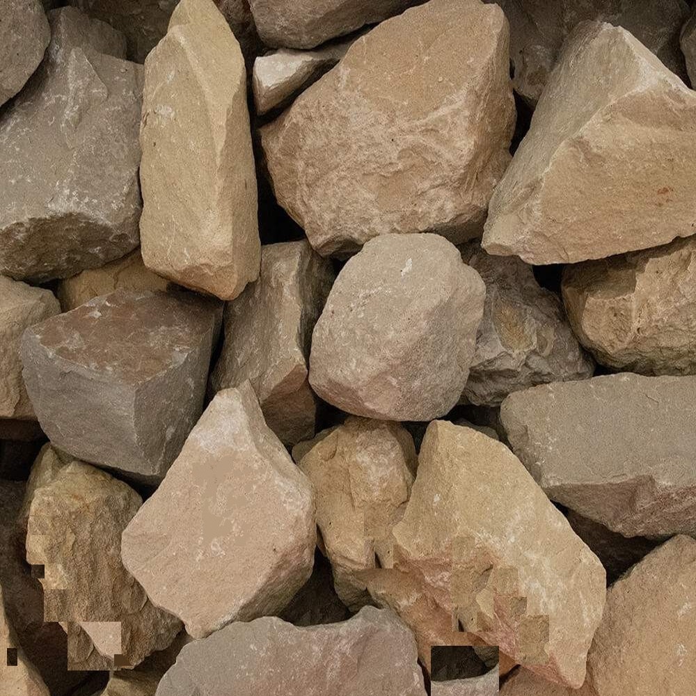 Rockery Stone Buff Single 200mm-400mm