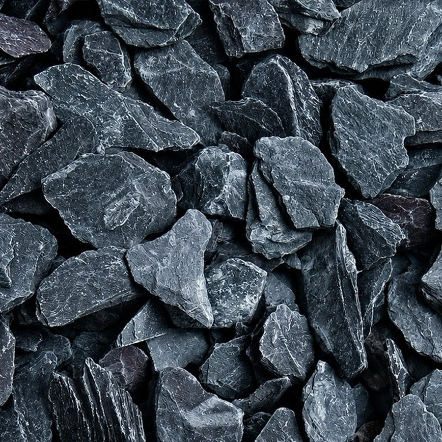 Blue Slate Chippings 20mm Bulk Jumbo Bag Gravel