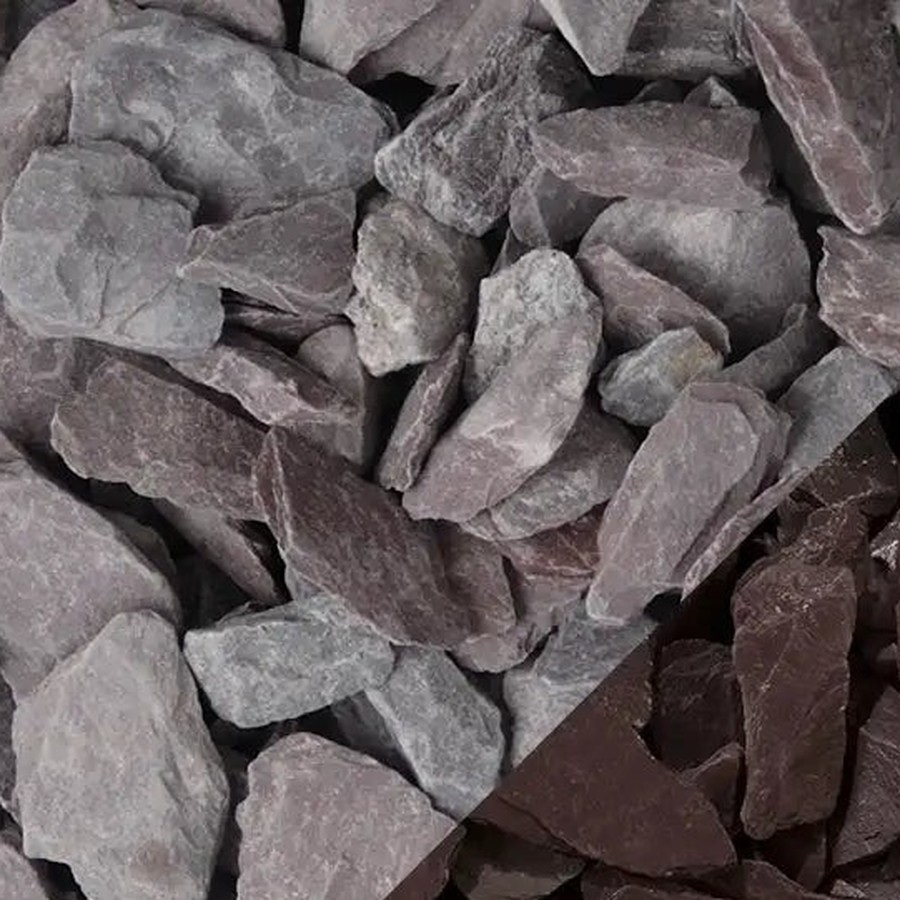 Purple Slate Chippings 20mm Bulk Jumbo Bag Gravel