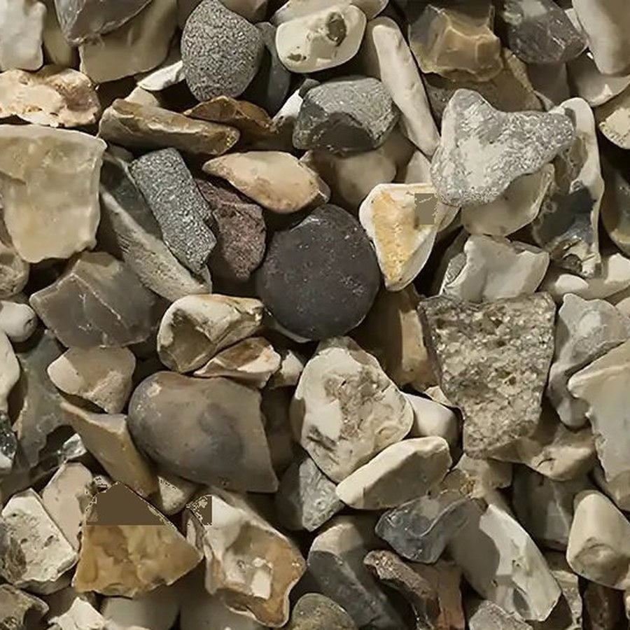 Whitestone Flint 20mm Chippings Bulk Jumbo Bag Gravel
